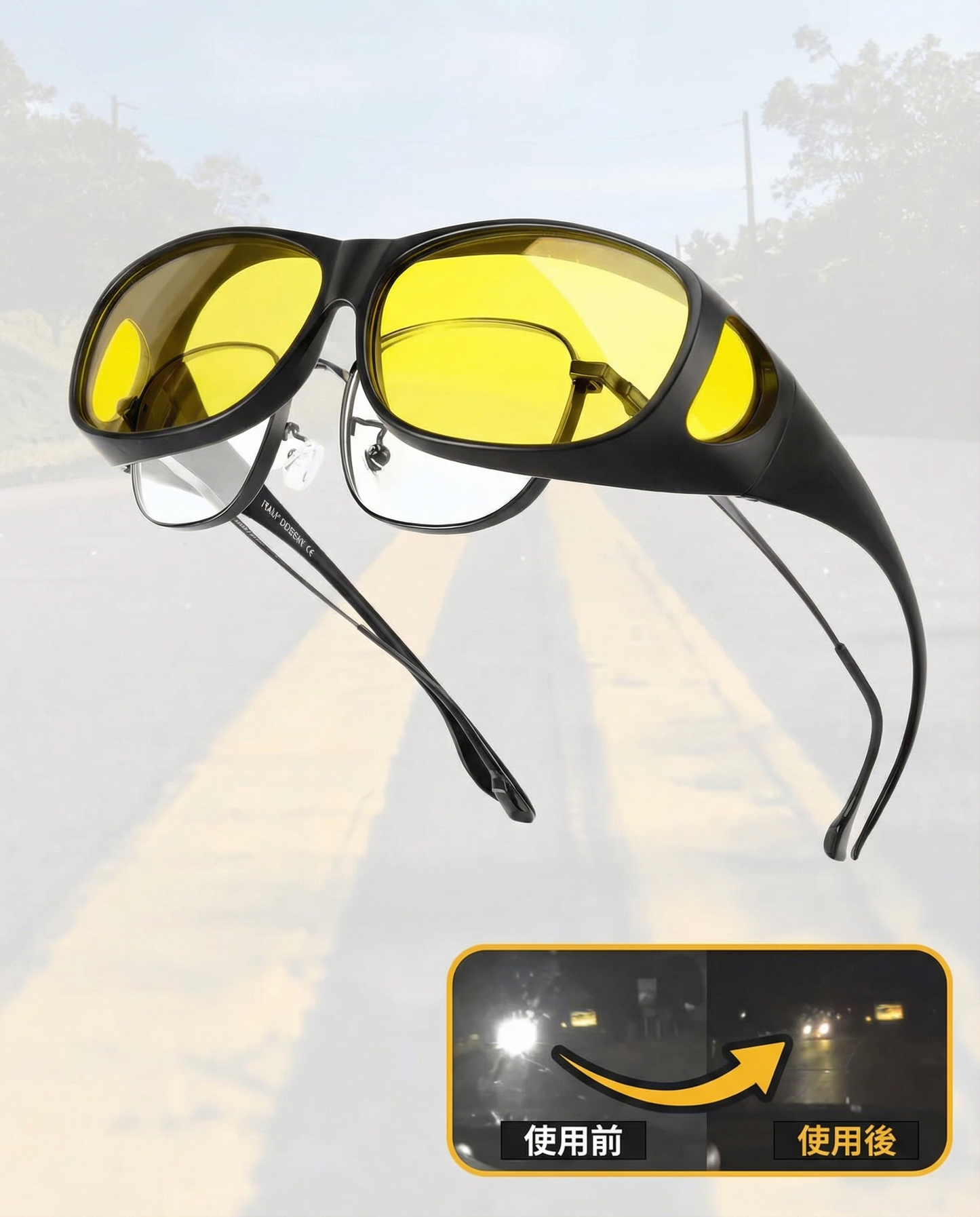 ヨルクリア ヘッドライト対策グラス